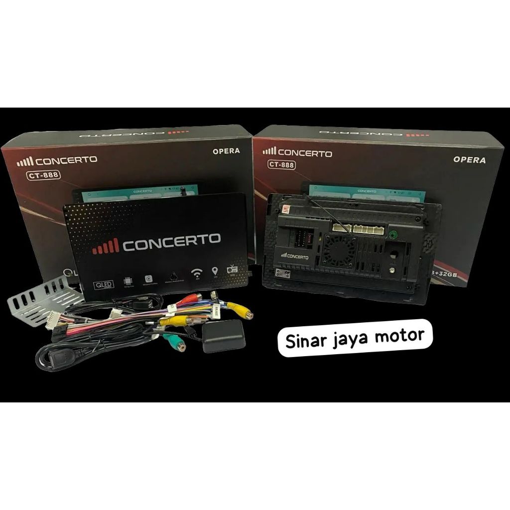 head unit android 9 inch CONCERTO CT-888 ram 2/32gb