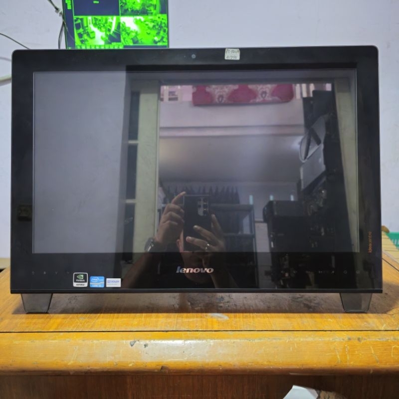 PC AIO LENOVO B340 CORE I3 3240 RAM 16GB HDD 1TB LAYAR 22 INCH WIFI CAMERA DVD MURAH BANGET