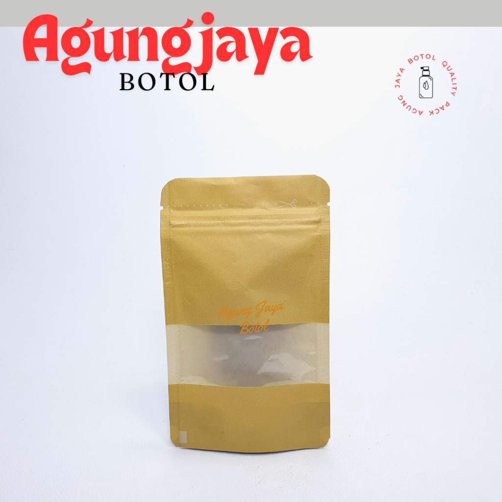 Pouch Window Ecopack/Standing Pouch/Kemasan Bubuk Kopi/Kemasan Makanan