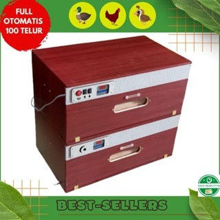 Glaciaamart Mesin Penetas Telur Kapasitas 100 Full Otomatis Ayam Bebek Puyuh Walet