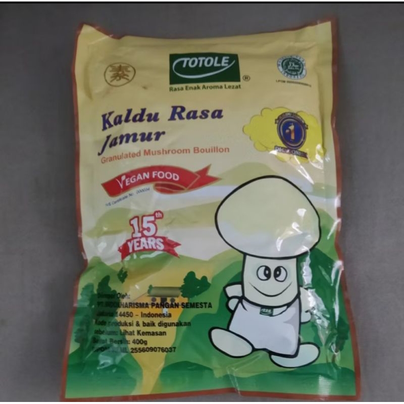 

Totole kaldu jamur 400 gram