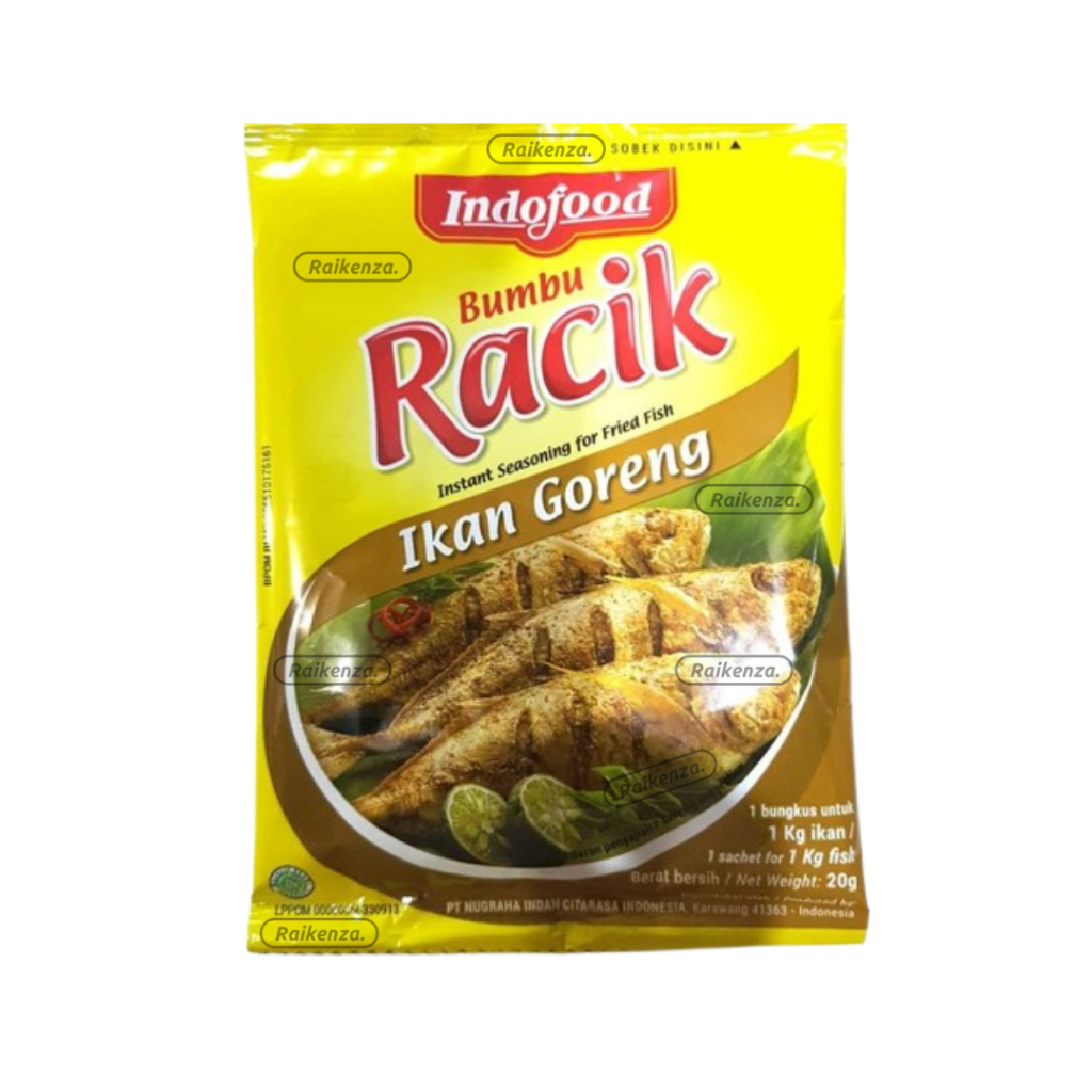 

Indofood Bumbu Racik IKAN GORENG 20gr 1 Sachet Bumbu Instan Spesial