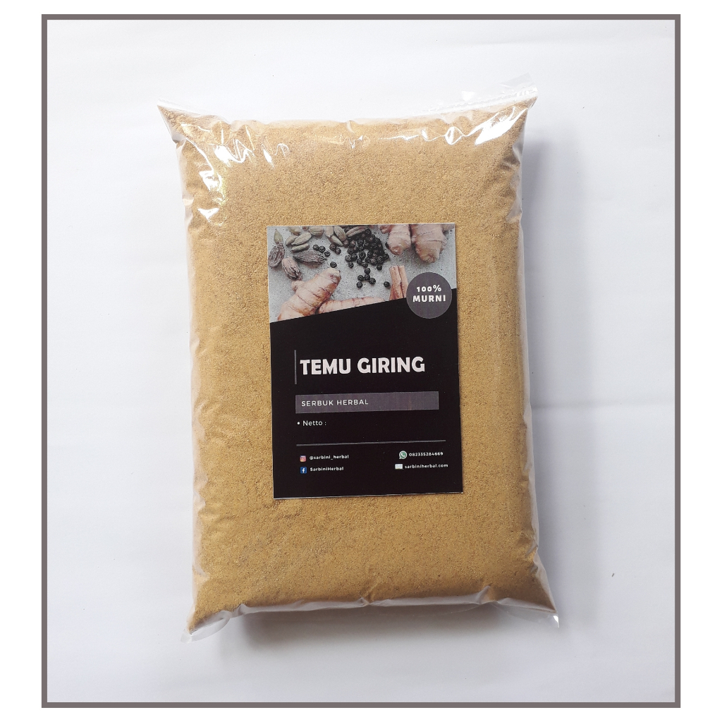 

Temu Giring Bubuk 100 gram / 250 gram / Serbuk Temu Giring Garansi Terjamin 100% Asli Murni / Simplisia Kering Temu Giring / Bahan Ekstrak Temu Giring Premium / Jamu Herbal Temu Giring Tradisional Tanpa Bahan Pengawet