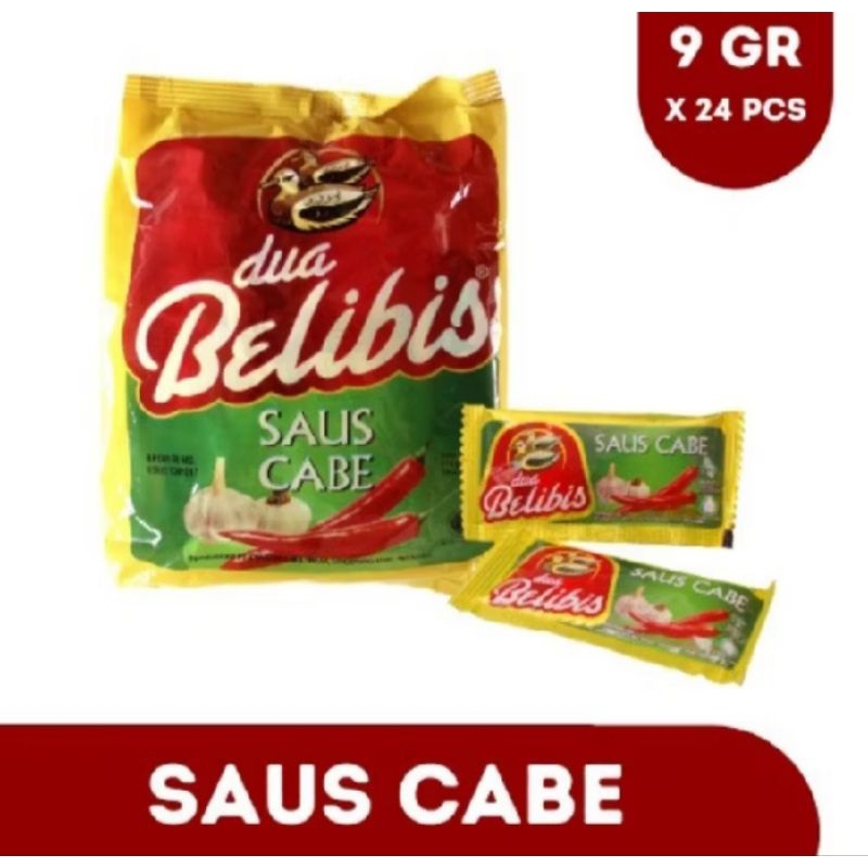 

SAUS CABE DUA BELIBIS ISI 24 SACHET