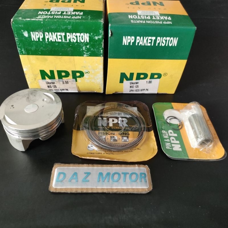 PISTON KIT SEHER PAKET MIO M3 MIO S MIO 125 FINO FI 125 X RIDE NEW 125 ORIGINAL NPP