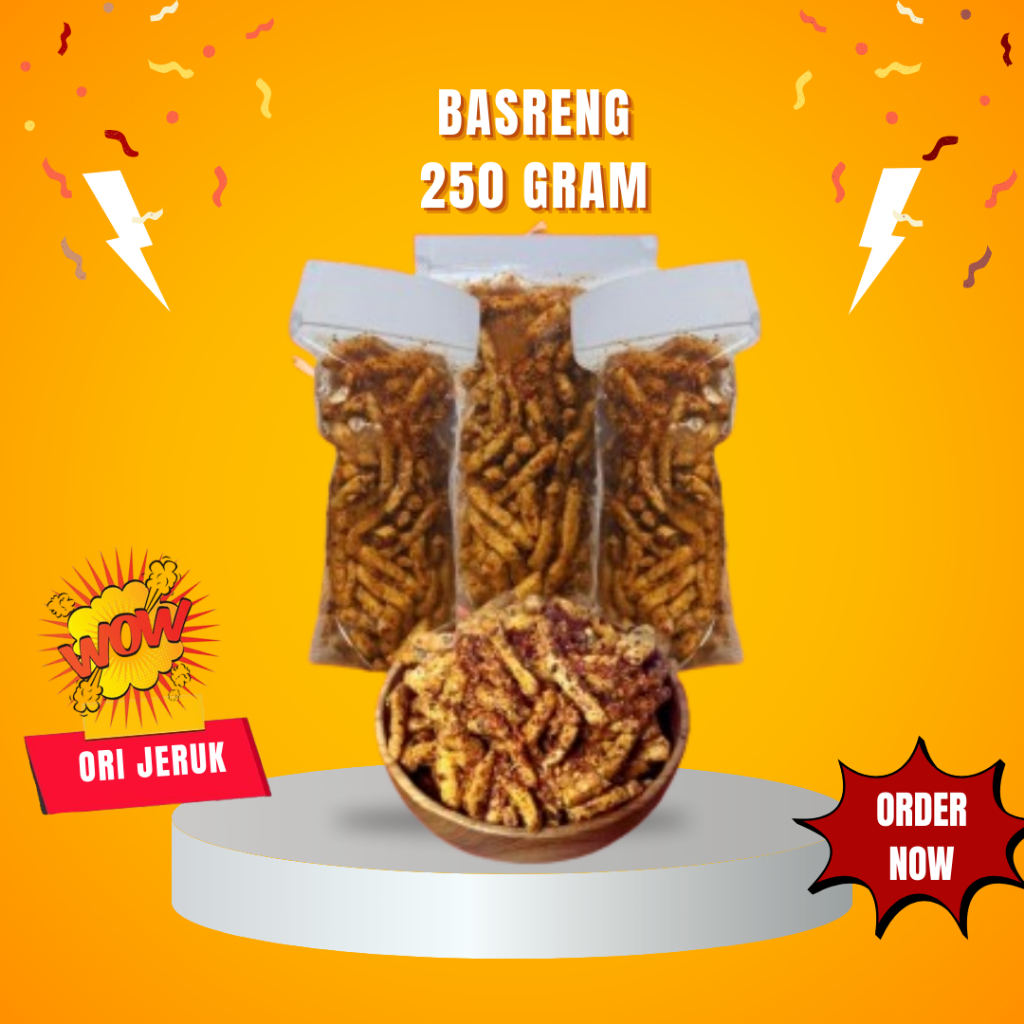 

Basreng Pedas Daun Jeruk Isi 250gr Jsr Snack