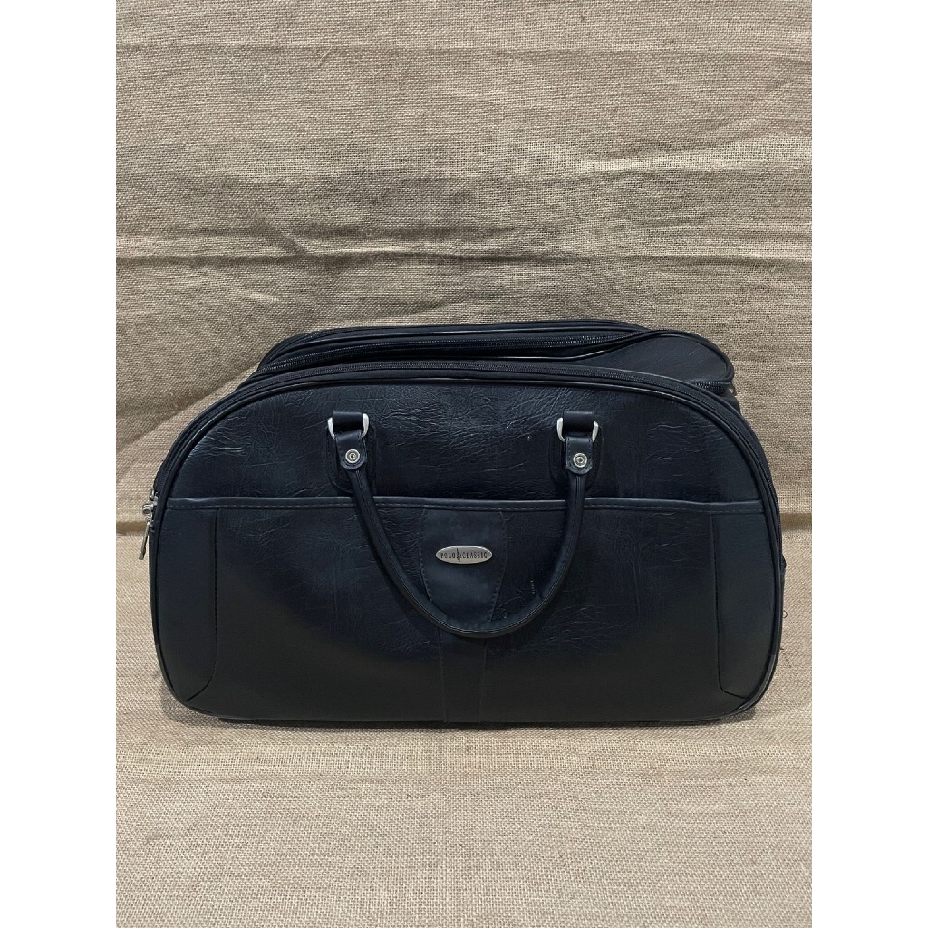 POLO - Polo Classic Tas Koper Trolly Berwarna Hitam (asli/ori)