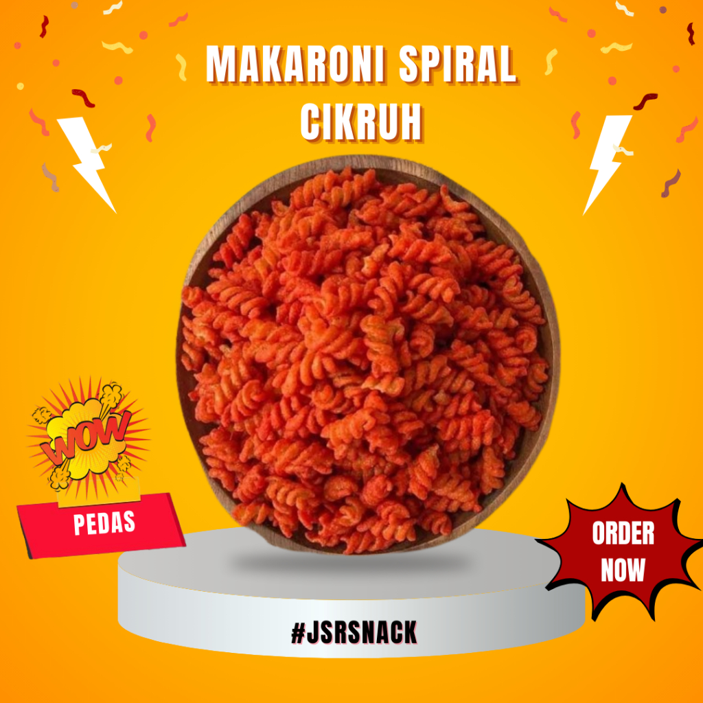 

MAKARONI SPIRAL PEDAS CIKRUH 250 GRAM