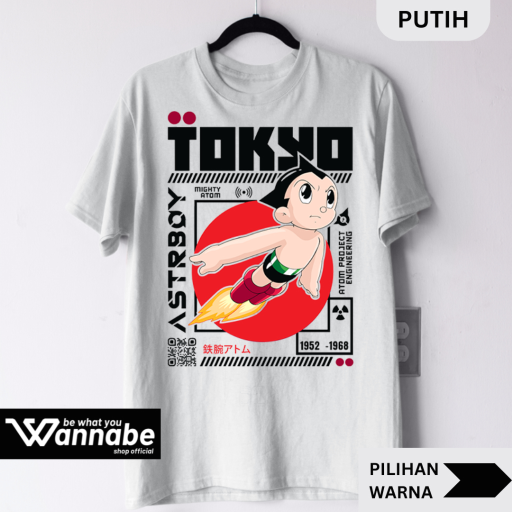 Kaos SUP3RH3RO JEPANG ASTROBOY 15 Kaos Dewasa Size S - 7XL Big Size Jumbo dan Kaos Anak Size XS - XL