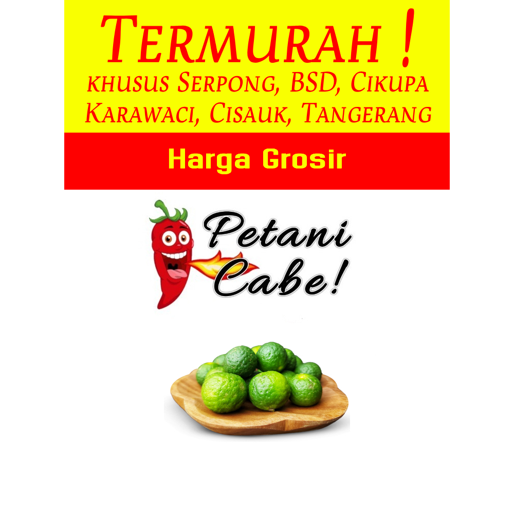 

Jeruk Limo / Jeruk Limau 1 kg Harga Grosir (Petani Cabe Serpong)