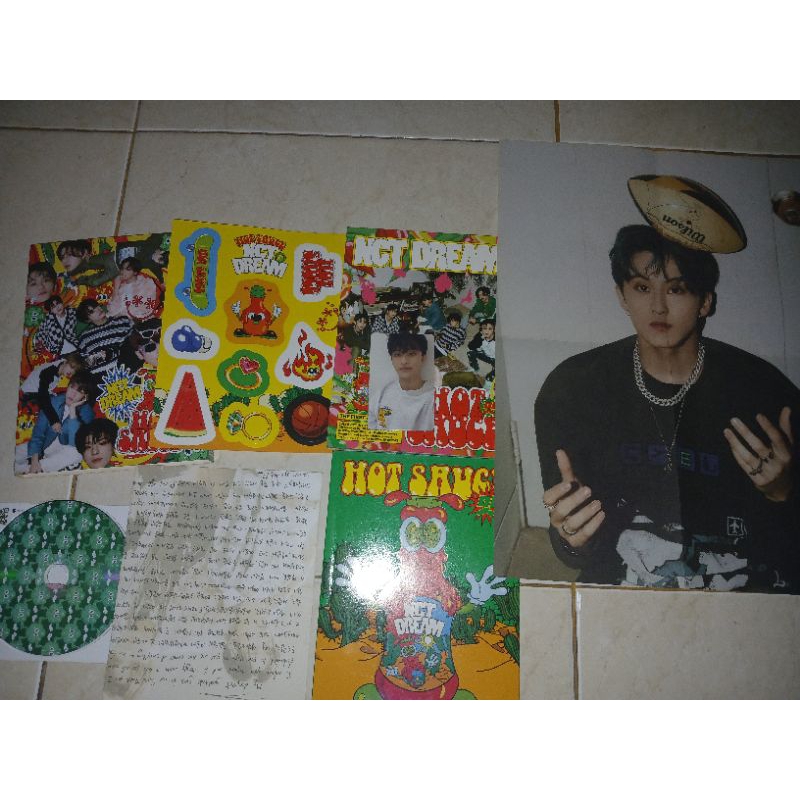 album hot sauce nct dream mark lee version + pc mark cafe