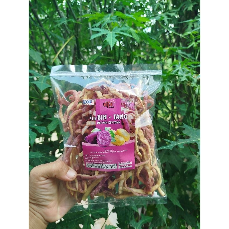 

Stik Bintang ( Ubi ungu dan Kentang) homemade gurih dan renyah NON MSG