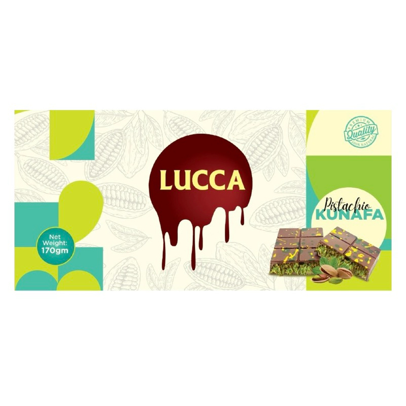 

Lucca Kunafa Dubai Chocolate Coklat 135gr made in UAE