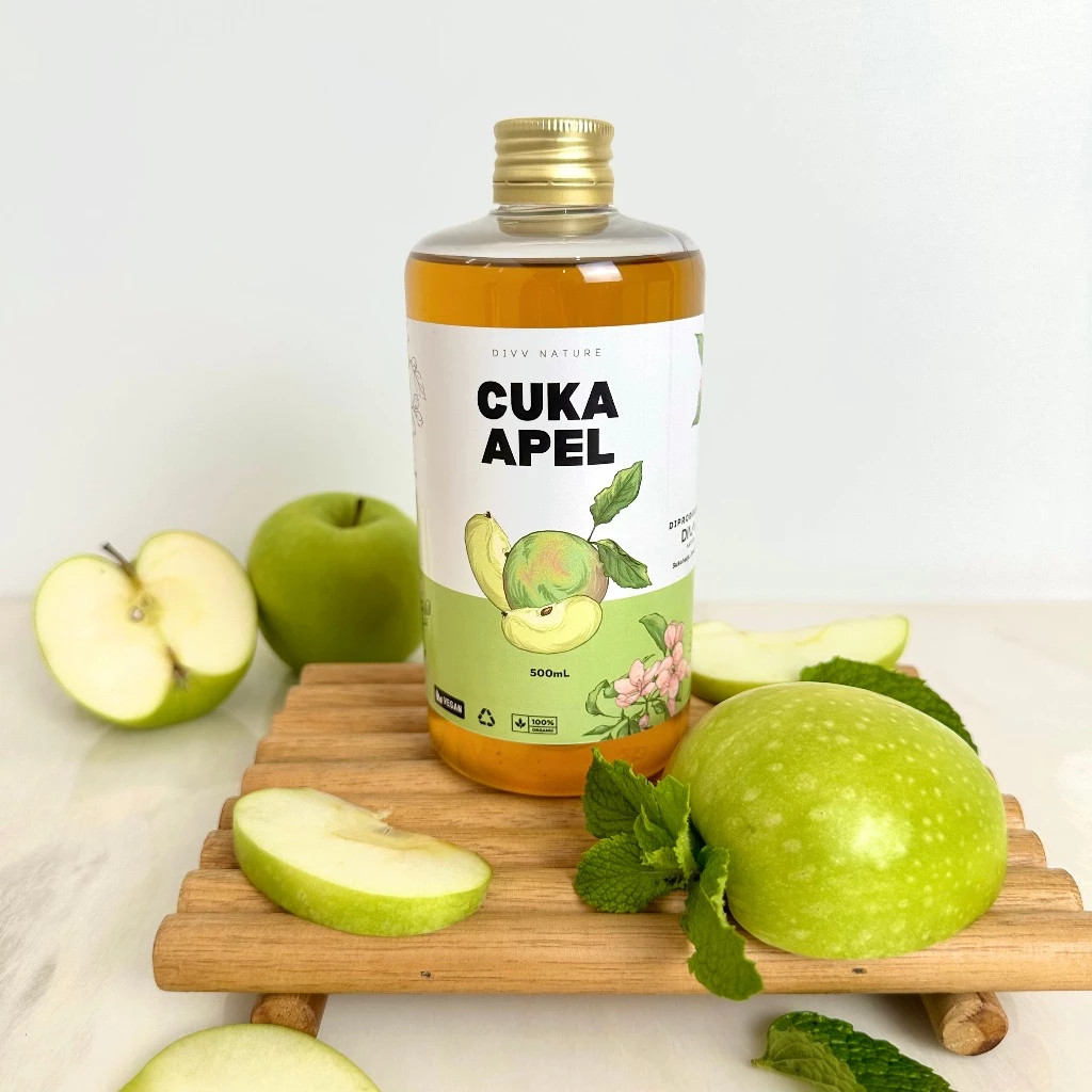 

Cuka Apel Premium 500mL - by DIVV NATURE