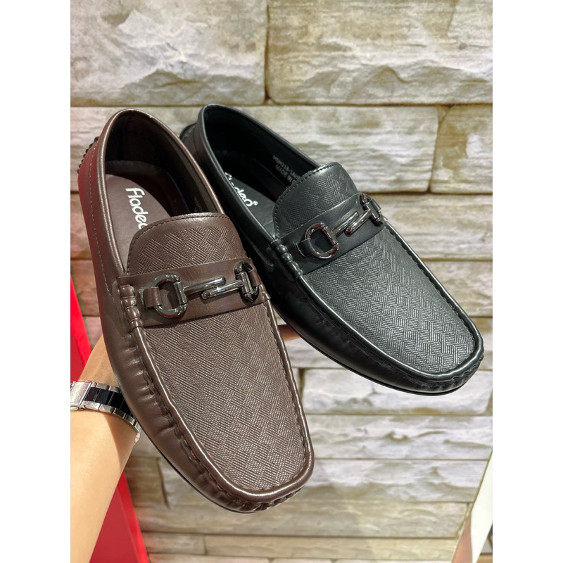 Fladeo sepatu moccasin pria MSM 218-1AH
