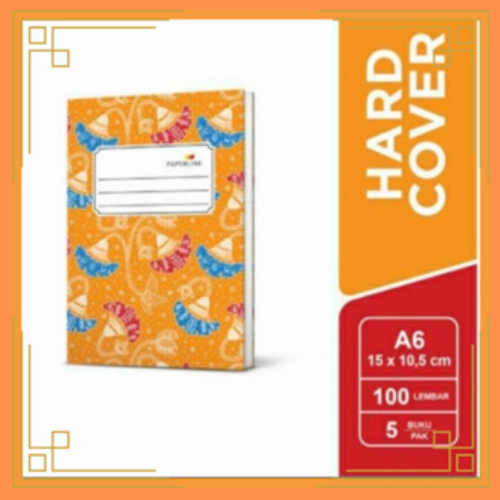 

PAPERLINE Buku hard cover A6/oktavo isi 100