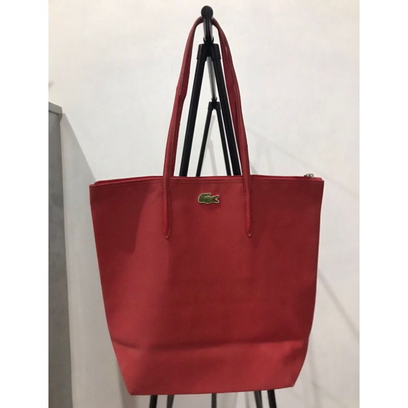 preloved lacoste tote bag