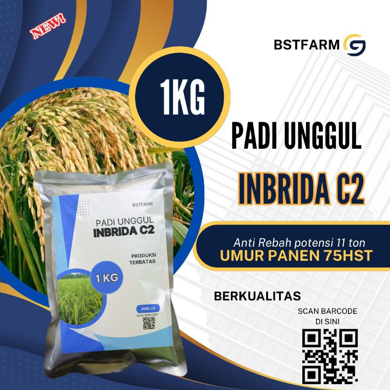 Bennih padi INBRIDA C2 original 1kg