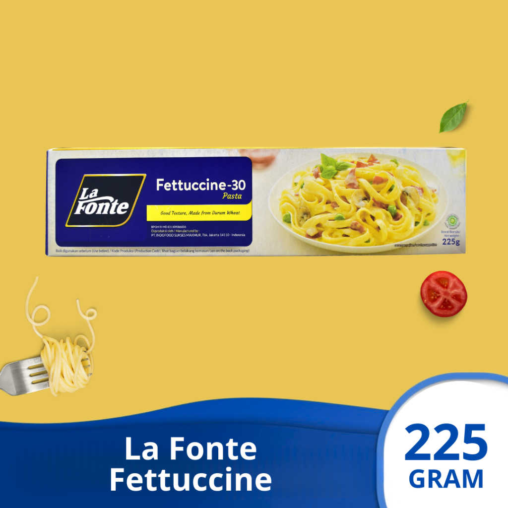 

LA FONTE FETTUCCINE Mie Spaghetti 225 gram