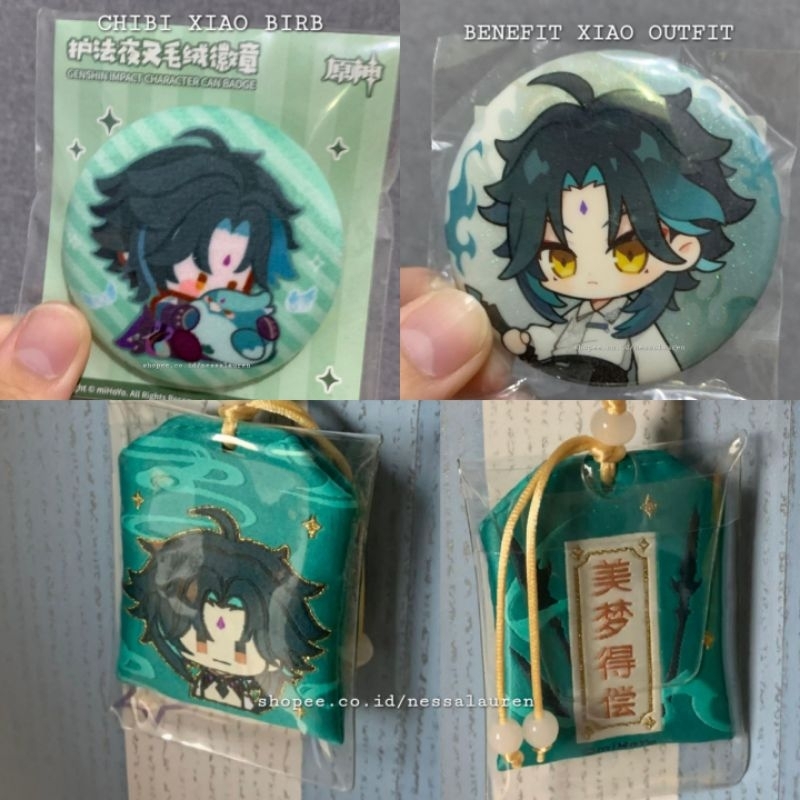 Various Xiao Genshin Impact Merch - Official / Unofficial