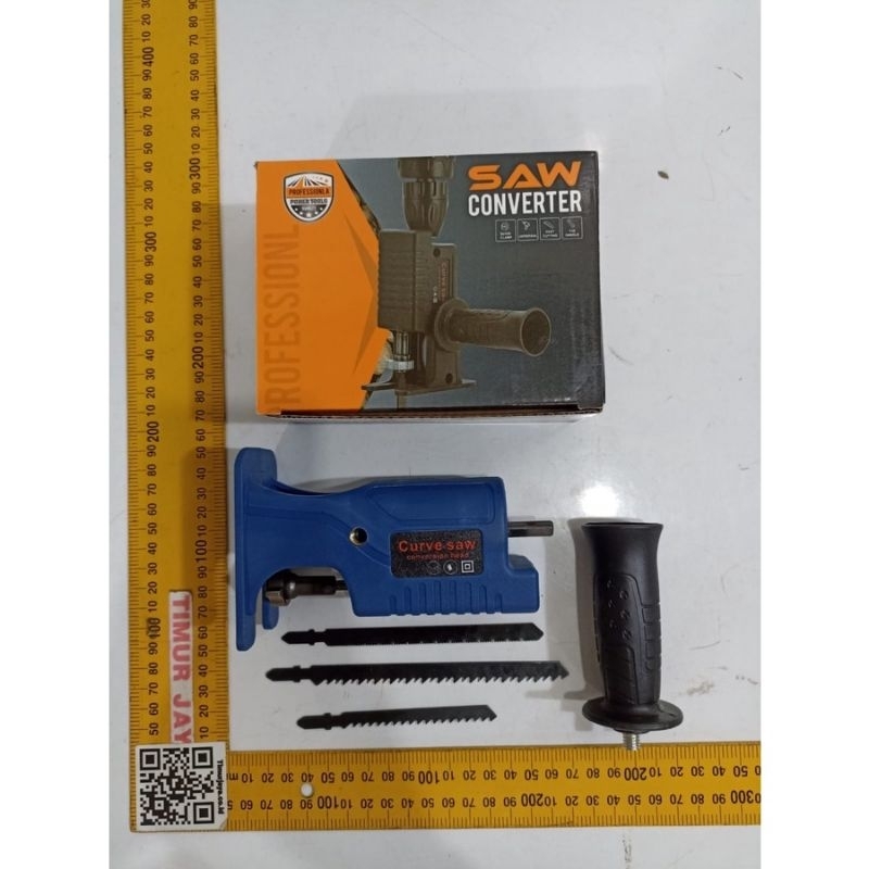Gergaji Adaptor Konventer Bor ke Gergaji Kepala gergaji kayu Jig saw / Reprocating Saw Adaptor