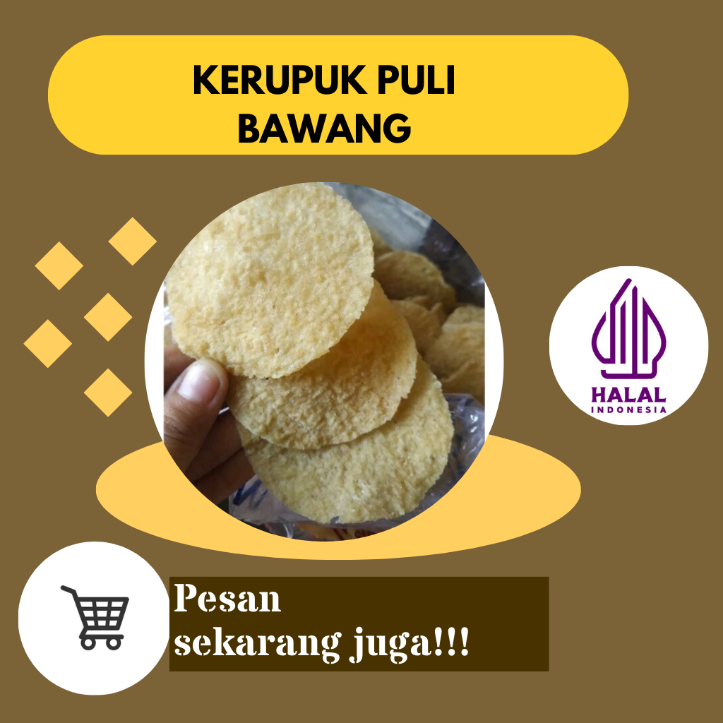 

Kerupuk puli bawang Kerupuk nasi Krupuk gendar enak dan renyah