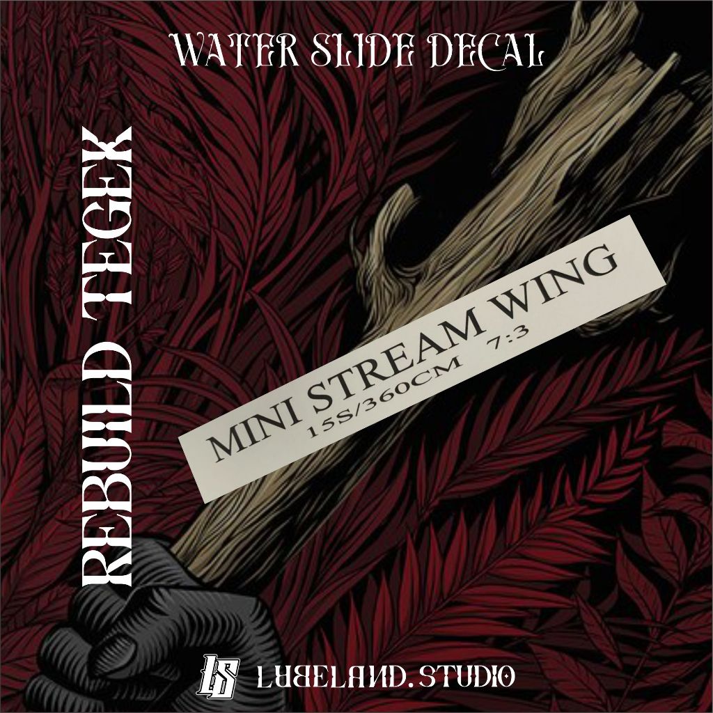water slide decal rebuild tegek mini stream