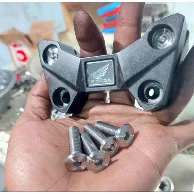 Tutup raiser raizer stang ninja Import pnp model cb150r klem stir cb150r