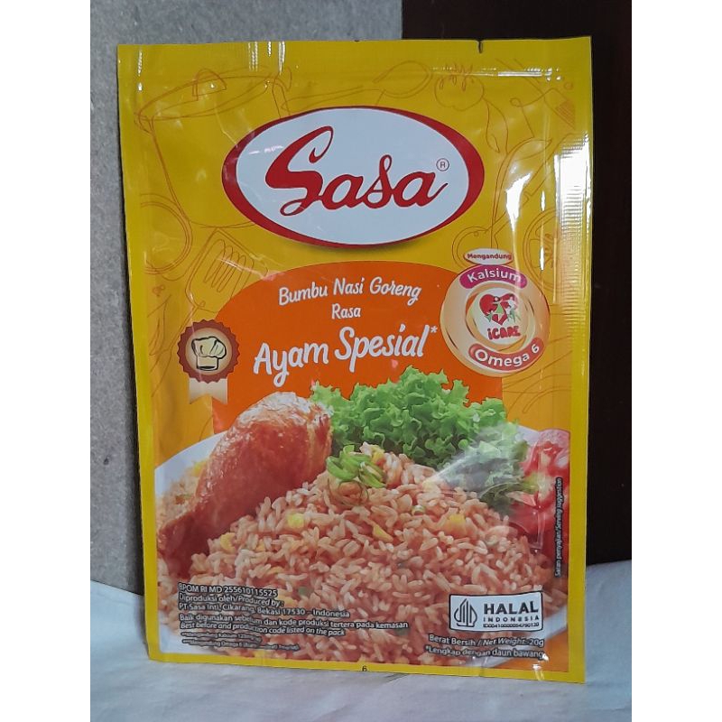 Sasa Bumbu Nasi Goreng Rasa Ayam Spesial / Bumbu Instan