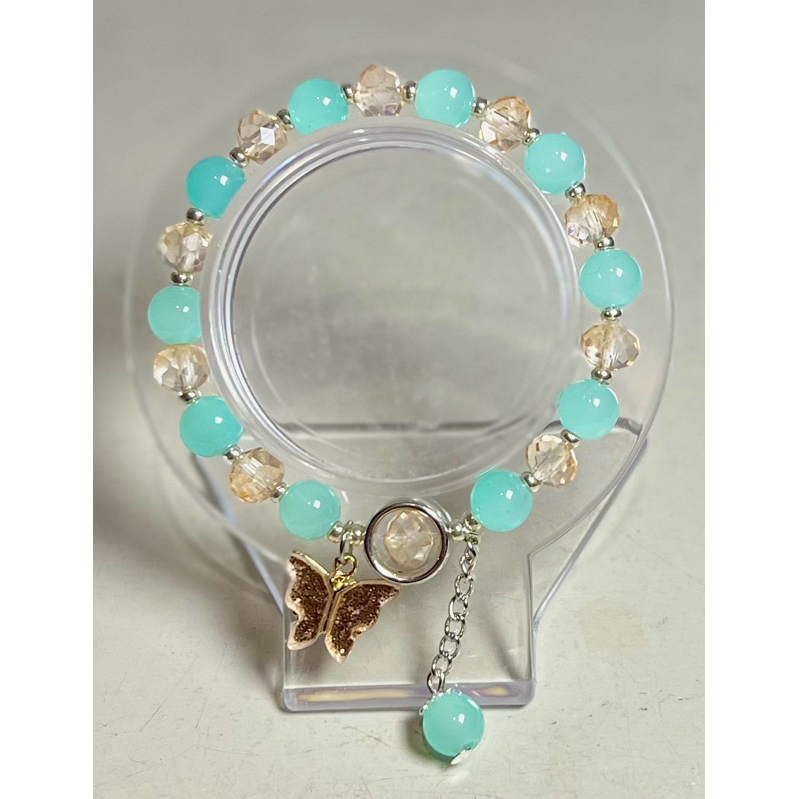 Gelang manik giok kaca