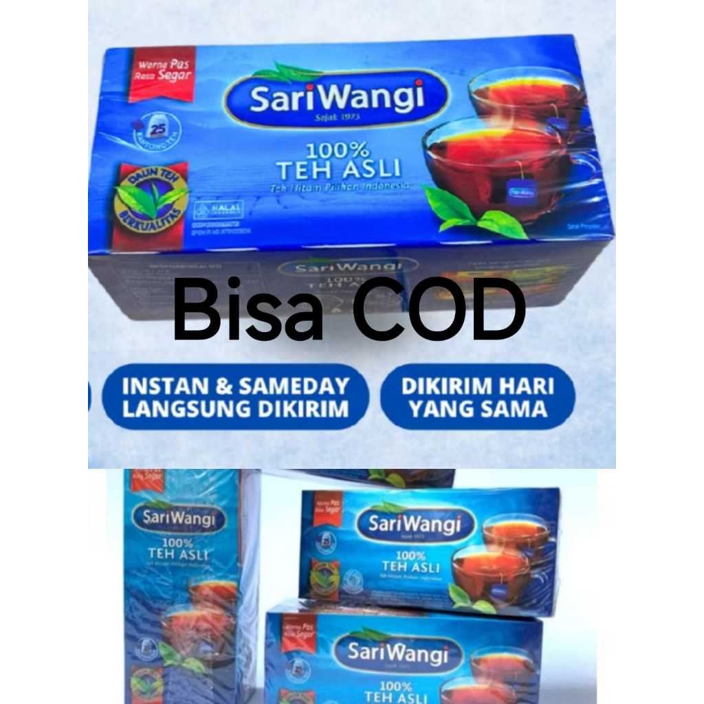 

Teh SariWangi Asli 25 Kantong Teh Celup