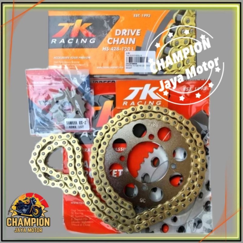 GIR GEAR SET 428 TK RACING RX KING F1ZR JUPITER Z YAMAHA ALFA VEGA JUPITER MX NEW CYPTON GIR FULL SE