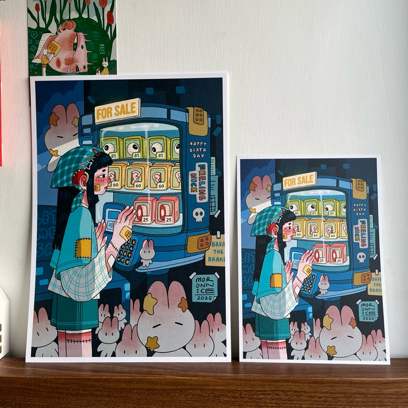 

ART PRINT A4-A3 BY PEPOW