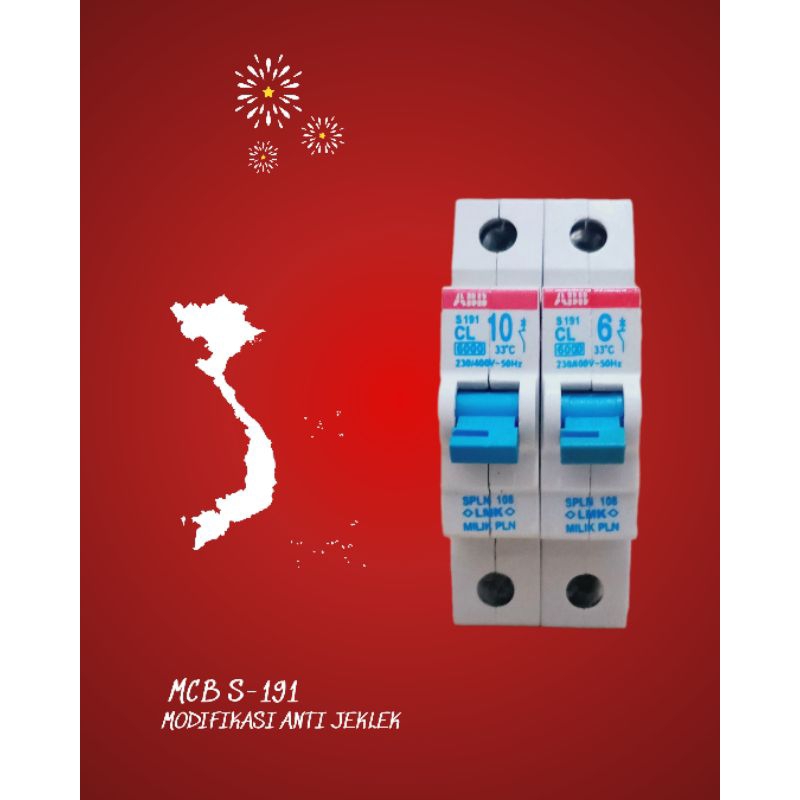 MCB ABB  S 191 MODIF ANTI JEKLEK