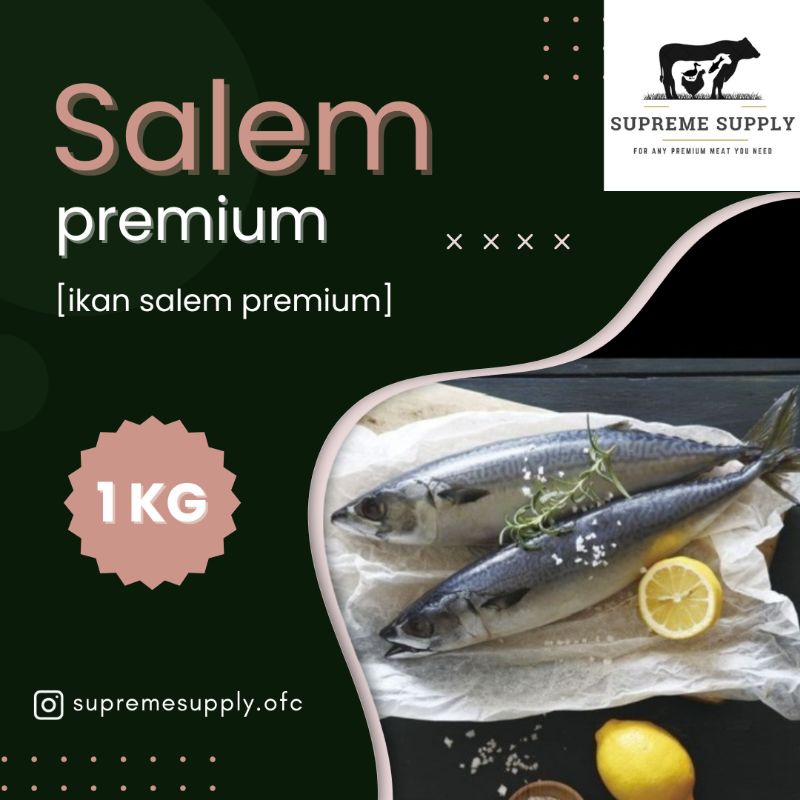 

PREMIUM Ikan Salem 1 kg | Fresh Halal Organic Fish Seafood Segar Frozen