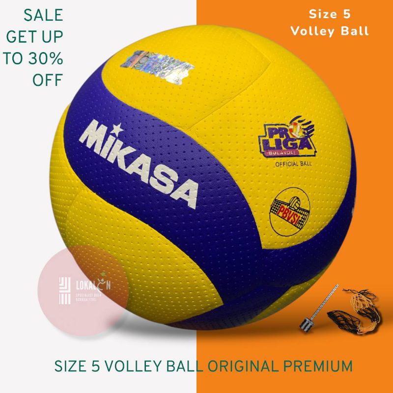 Bola Voli Mikasa V300W Size 5 Bola Voly Bola VolleyMurah Berkualitad