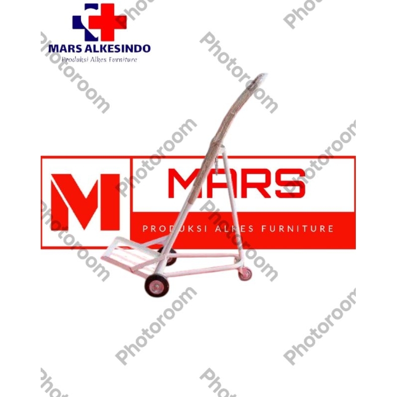 TROLI OKSIGEN 6 KUBIK BESI | OKSIGEN TROLI 6 KUBIK MEDIS