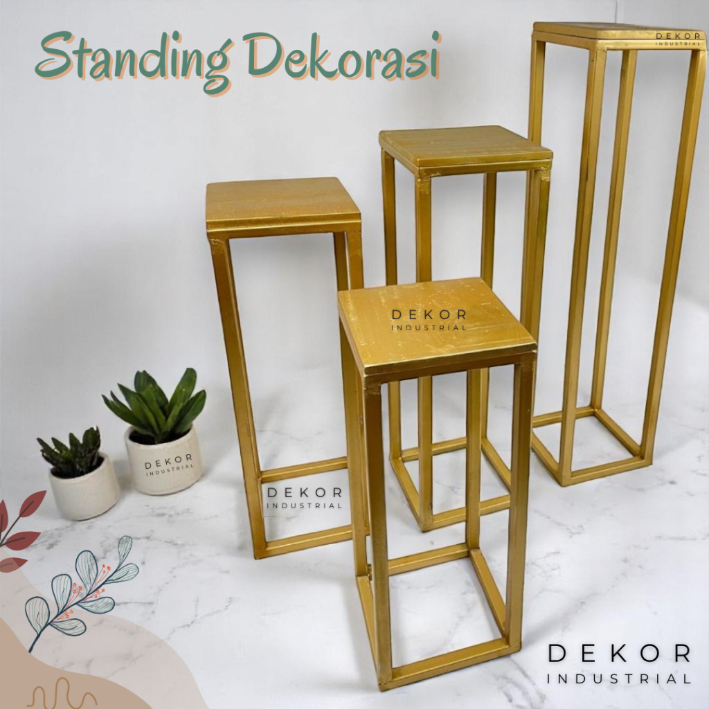 Standing Besi Dekorasi Tutup | Standing Dekorasi Lamaran Wedding atau Ulang tahun