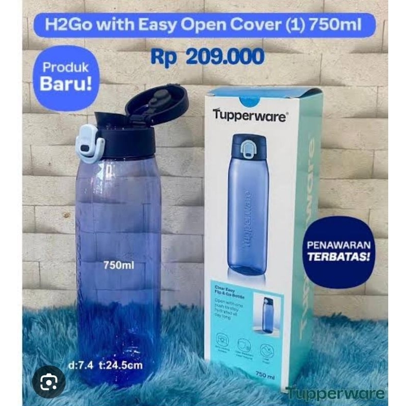 h2go 750ml tupperware