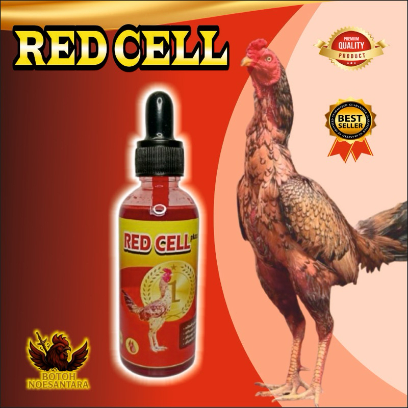 Redcell vitamin ayam laga untuk otot dan stamina