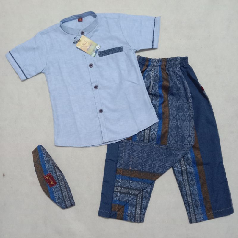 koko sarkoci anak A&J lengan pendek