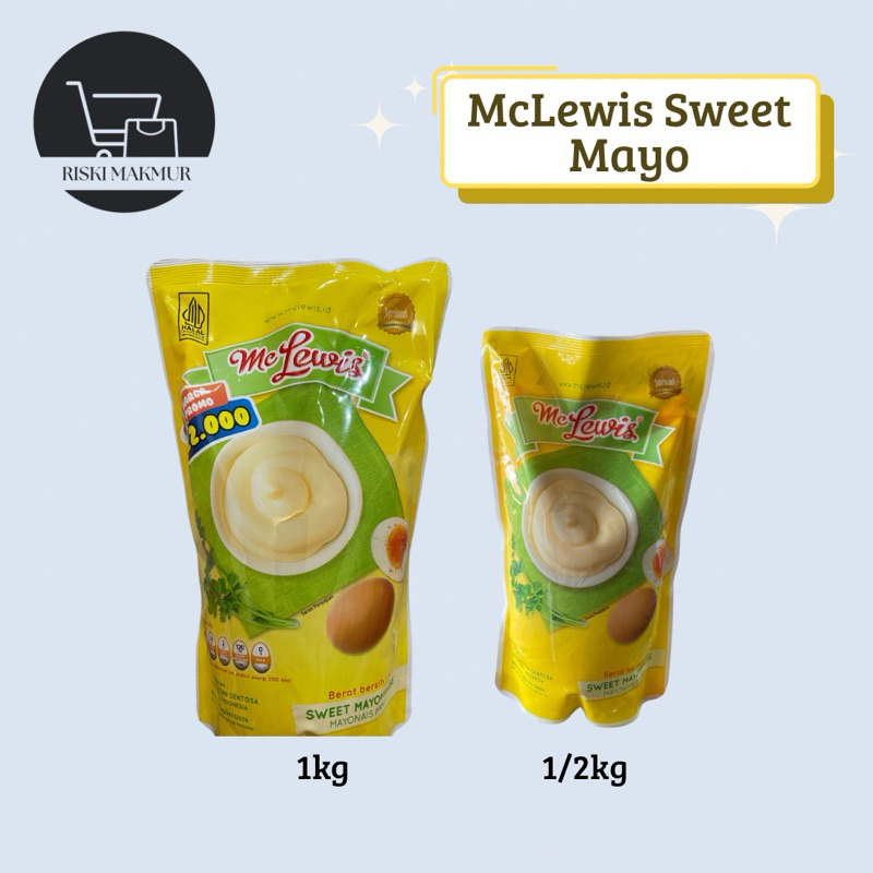 

McLewis Sweet Mayonaise / Saus mayo manis 500gr&1kg