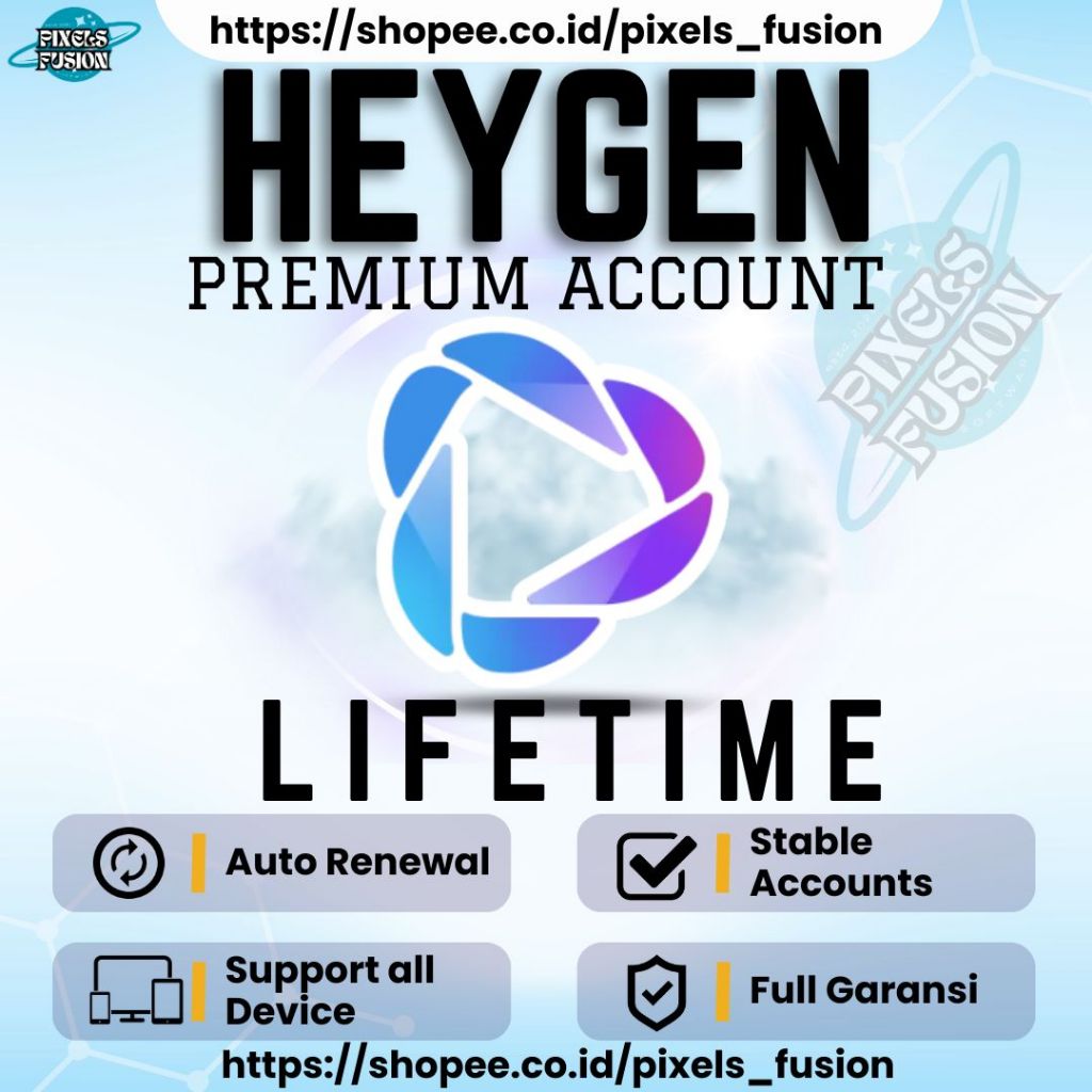 [1 Tahun] Heygen AI Premium UNLIMITED | AI Video Generator | Full Garansi