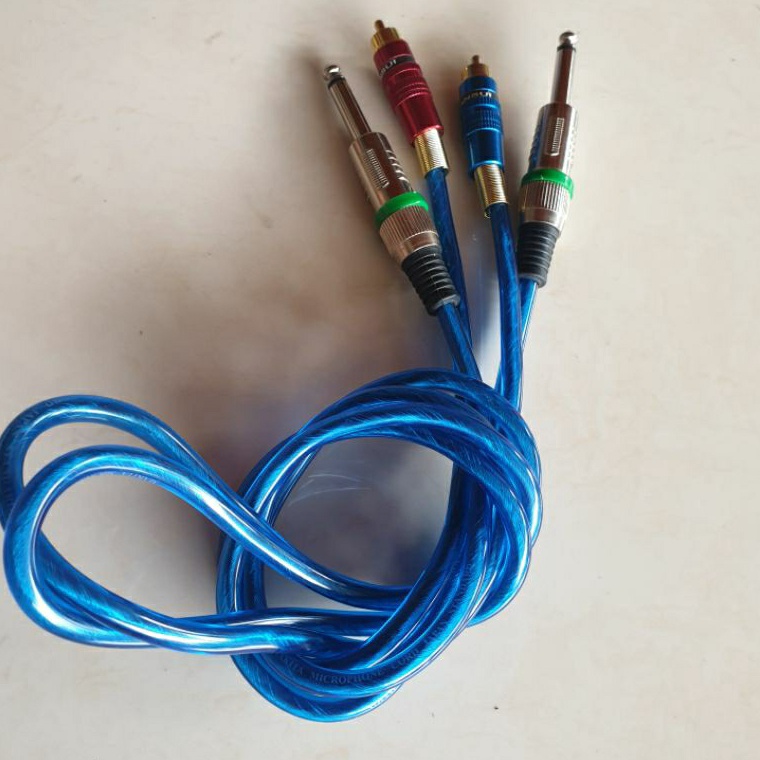 JEK RCA TO AKAI MIC JEK MIC TO JEK RCA 1 METER SEPASANG KODE L1E6