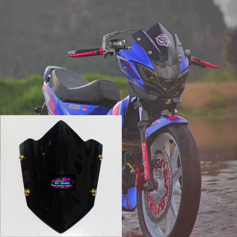 VISOR SATRIA FU BARONG TAHUN 2010 2013 TERBARU WINDSHIELD SATRIA FU BARONG TAHUN 2010 2013 TERBARU