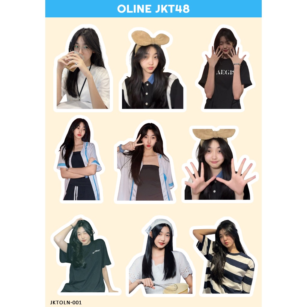 

OLINE STIKER JKT 48 I STIKER JKT 48 I JKT 48 NEW ERA I STIKER OLINE JKT48 I STIKER HOLOGRAM JKT48
