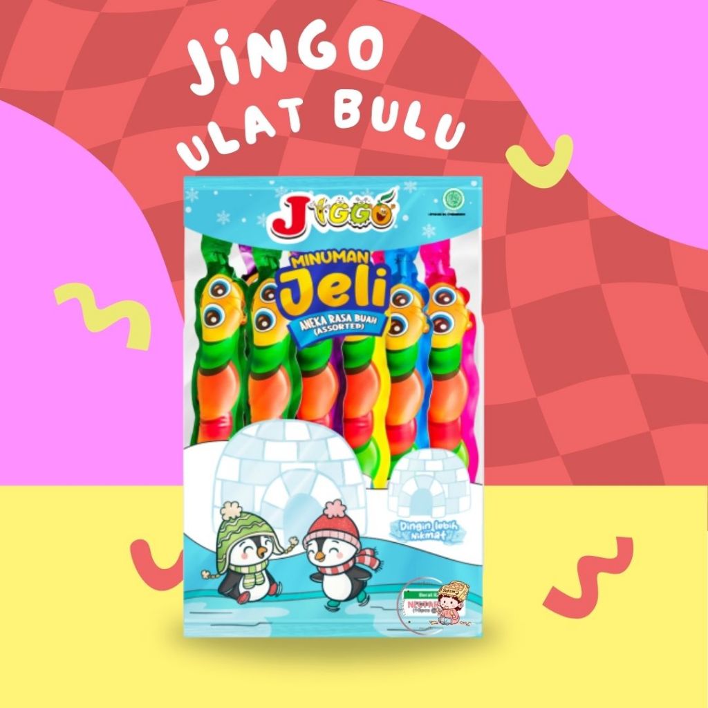 

Jiggo Jelly Ulat Bulu Minuman Jelly (1pack/10pcs)