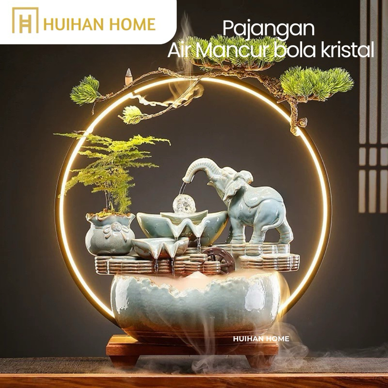 Pajangan Air Mancur Bola Kristal