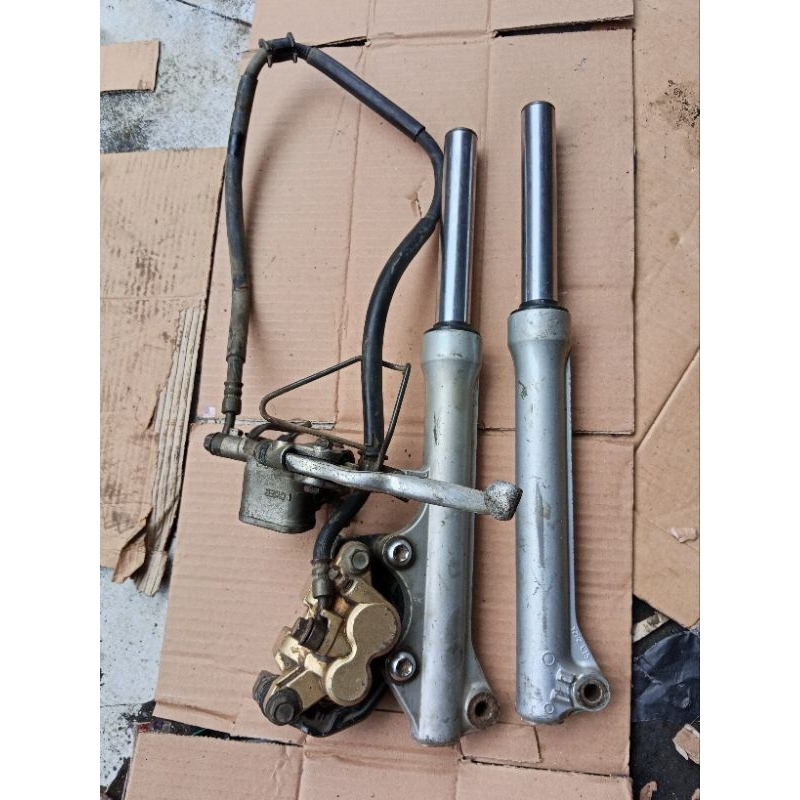 shockbreaker sokbreker+kaliper,depan Jupiter z burung second copotan