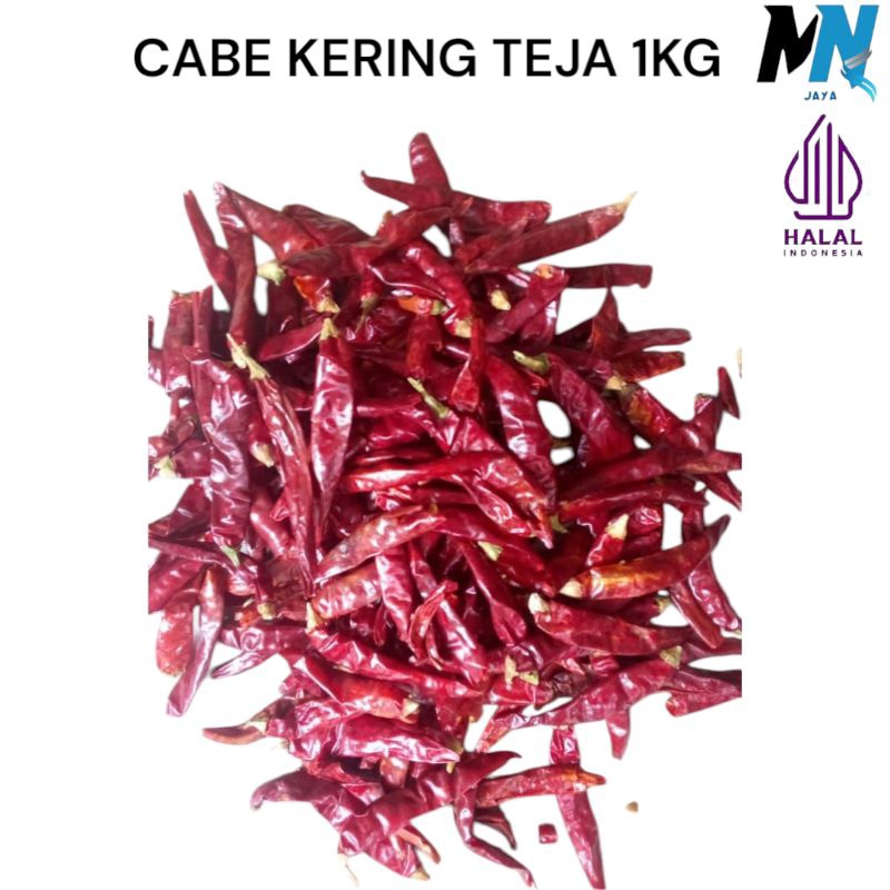 

Cabe Rawit Teja Merah Kering Super 1kg Import Tanpa tangkai Dijamin Pedas Dan Fresh